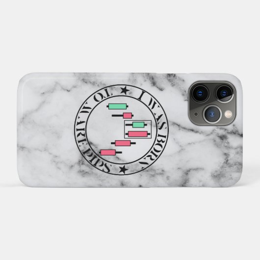 Trade Design | Bearish pattern Marble | Pips Case-Mate iPhone Case (Achterkant (horizontaal))