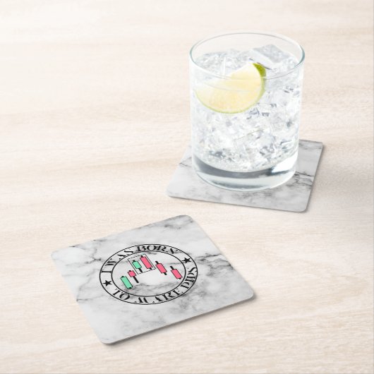 Trade Design | Bearish pattern Marble | Pips Kartonnen Onderzetters (Insitu)