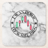 Trade Design | Bearish pattern Marble | Pips Kartonnen Onderzetters (Voorkant)