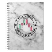 Trade Design | Bearish pattern Marble | Pips Notitieboek (Voorkant)