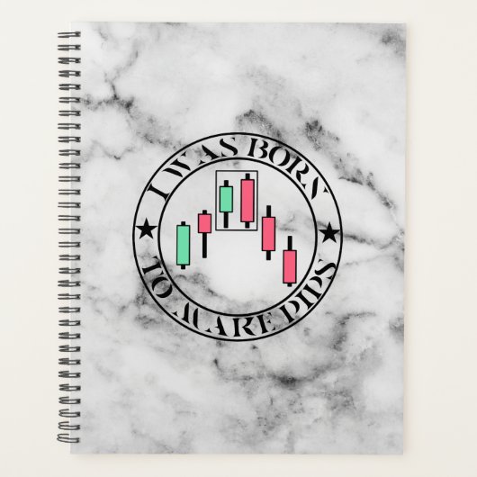 Trade Design | Bearish pattern Marble | Pips Planner (Voorkant)