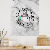 Trade Design | Bearish pattern Marble | Pips Poster (Keuken)