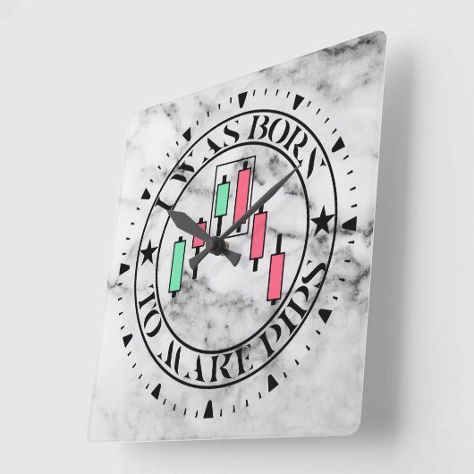 Trade Design | Bearish pattern Marble | Pips Vierkante Klok (Hoek)