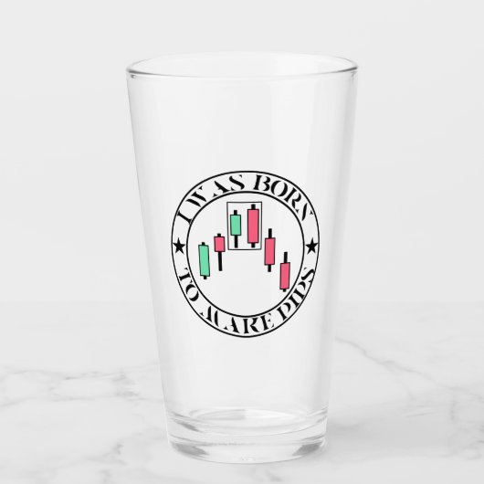 Trade Design | Bearish pattern | Pips Glas (Voorkant)