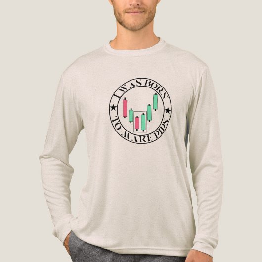 Trade Design | Bullish pattern | Pips Tri-Blend Shirt (Voorkant volledig)