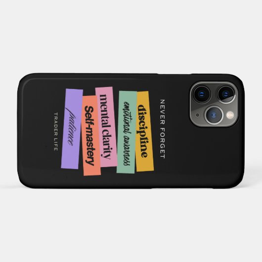 Trade design | Reminder | Motivation Case-Mate iPhone Case (Achterkant (horizontaal))