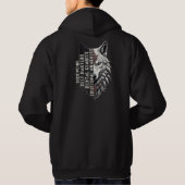 Trade Design | White Wolf | 2 sided Hoodie (Achterkant)