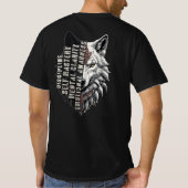 Trade Design | White Wolf | 2 sided T-shirt (Achterkant)