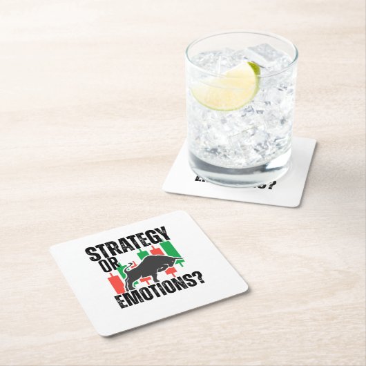 Trade Motivation | Bull market | Strategy  Kartonnen Onderzetters (Insitu)