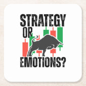 Trade Motivation | Bull market | Strategy  Kartonnen Onderzetters (Voorkant)