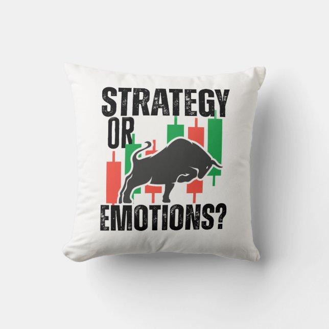 Trade Motivation | Bull market | Strategy  Kussen (Voorkant)
