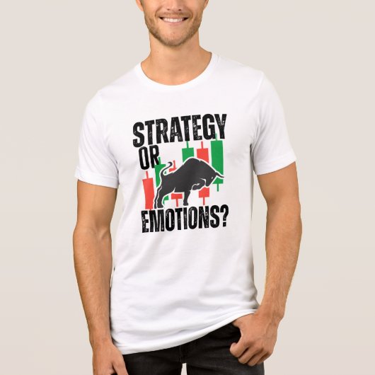Trade Motivation | Bull market | Strategy Tri-Blend Shirt (Voorkant)
