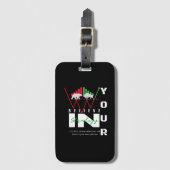 Trade Motivation | Bullish | Pattern Bagagelabel (Voorkant (verticaal))