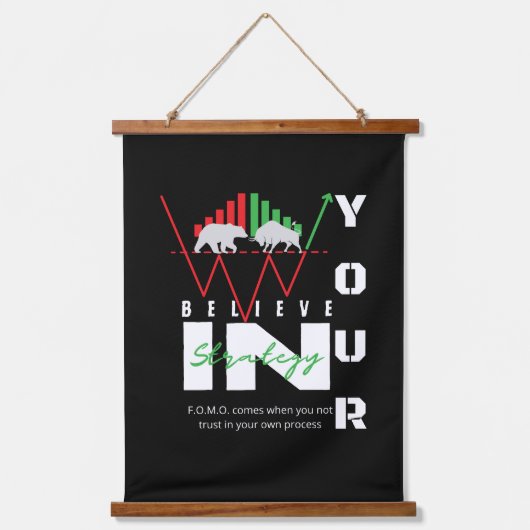 Trade Motivation | Bullish | Pattern Hangend Wandkleed (Voorkant)