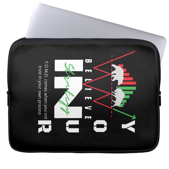 Trade Motivation | Bullish | Pattern Laptop Sleeve (Voorkant)