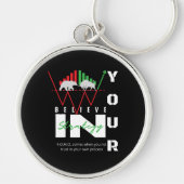 Trade Motivation | Bullish | Pattern Sleutelhanger (Voorkant)