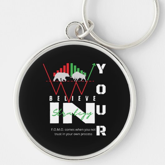 Trade Motivation | Bullish | Pattern Sleutelhanger (Voorkant)