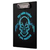 Trade Motivation | Skull | Calm Trader Klembord (Links)