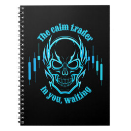 Trade Motivation | Skull | Calm Trader Notitieboek
