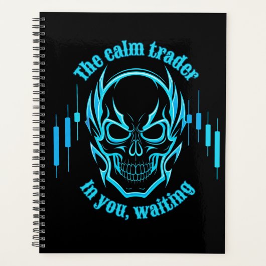 Trade Motivation | Skull | Calm Trader Planner (Voorkant)