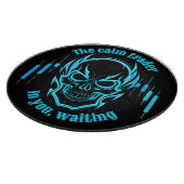 Trade Motivation | Skull | Calm Trader Snijplank (Hoek)