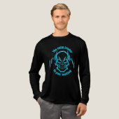 Trade Motivation | Skull | Calm Trader Tri-Blend Shirt (Voorkant)