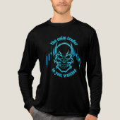 Trade Motivation | Skull | Calm Trader Tri-Blend Shirt (Voorkant volledig)