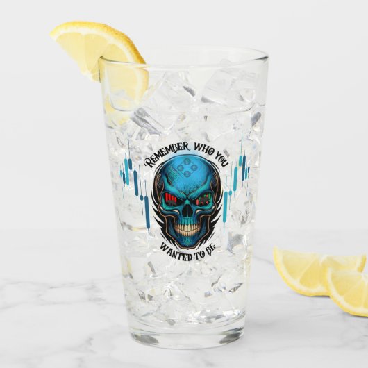 Trade Motivation | Skull | Remember  Glas (Voorkant ijs)