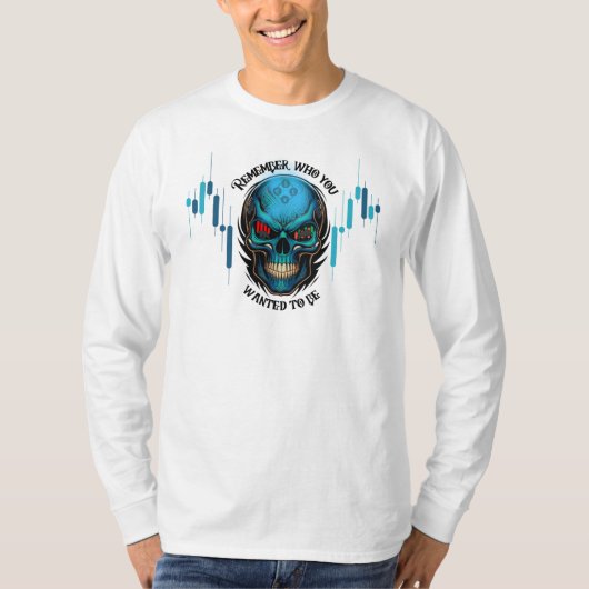 Trade Motivation | Skull | Remember  T-shirt (Voorkant)