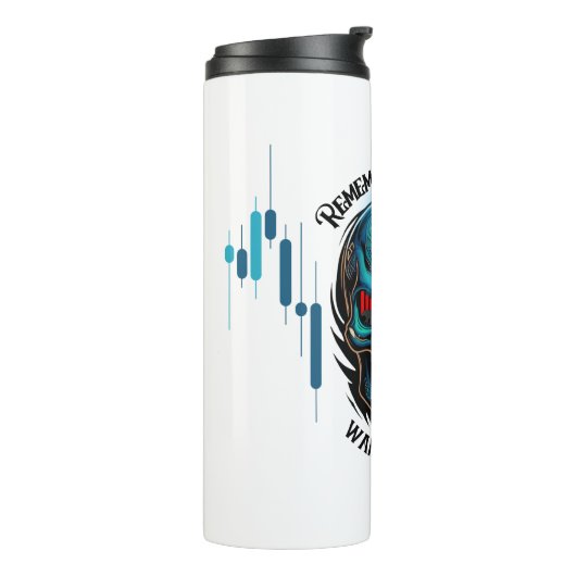 Trade Motivation | Skull | Remember  Thermosbeker (Gedraaid links)