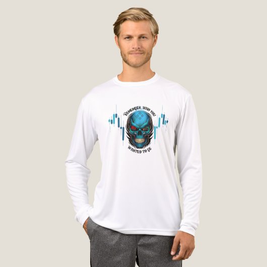 Trade Motivation | Skull | Remember  Tri-Blend Shirt (Voorkant)
