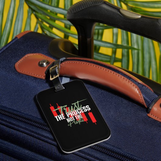 Trade Motivation | Trust | Self discipline Bagagelabel (Voorkant Insitu 1)