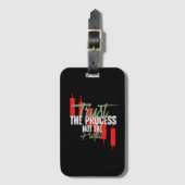 Trade Motivation | Trust | Self discipline Bagagelabel (Voorkant (verticaal))