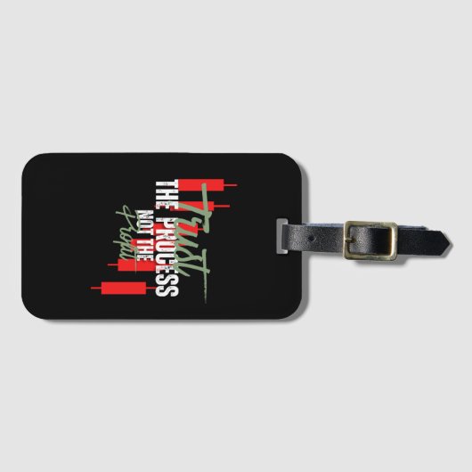 Trade Motivation | Trust | Self discipline Bagagelabel (Voorkant (horizontaal))