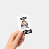 Trade personeelsfoto ID en QR-code badge (Handheld)