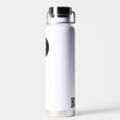 Trade show giveaway Zakelijke kleur Logo QR-code Waterfles (Achterkant)