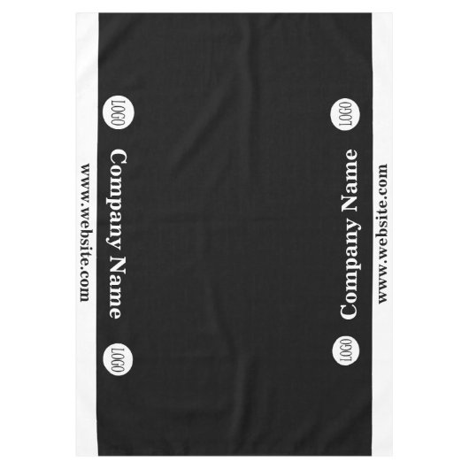 Trade Show Tablecloth Custom Logo Business 60X84 Tafelkleed (Voorkant)