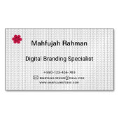 Trade Shows | Advertisement Cards | Car Magnets Magnetisch Visitekaartje (Voorkant)