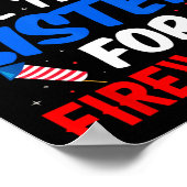 Trade Sister voor Vuurwerk 4 juli Feminist 1 Poster (Hoek)