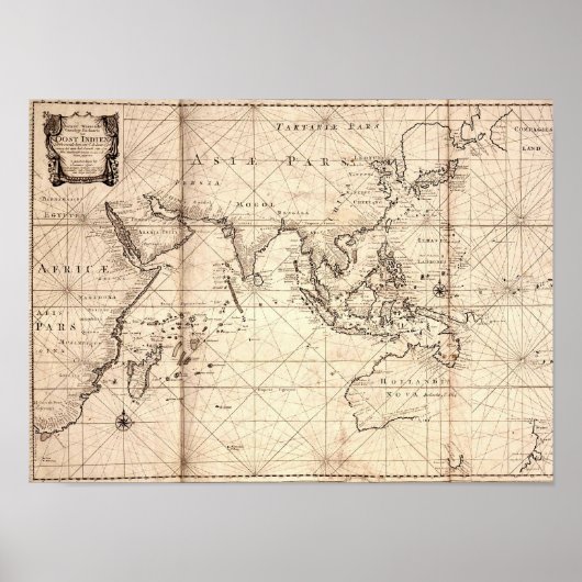 Trade Zone "Dutch East India Company" (VOC) Poster (Voorkant)