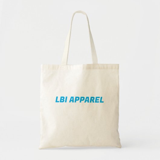 TRADEMARKED LBI APPAREL BEACH BAG TOTE BAG (Voorkant)