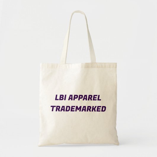 TRADEMARKED LBI APPAREL HAT TOTE BAG (Voorkant)