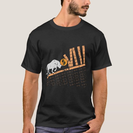 Trader Crypto Asset Trader Bull Trend Art T-shirt (Voorkant)