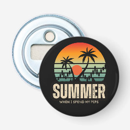 Trader design | Summer | Funny Button Flesopener