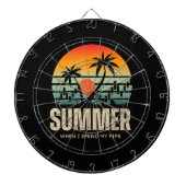 Trader design | Summer | Funny Dartbord (Voorkant)