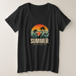 Trader design | Summer | Funny Grote Maat T-shirt