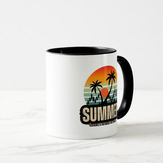 Trader design | Summer | Funny Mok (Voorkant rechts)