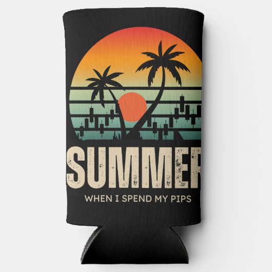 Trader design | Summer | Funny Seltzer Blikjeskoeler (Voorkant)