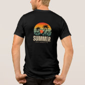 Trader design | Summer | Funny Tri-Blend Shirt (Achterkant)