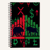 Trader Journal Notitieboek – Japanse kandelaar (Voorkant)